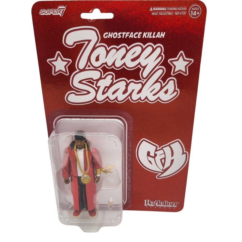 Ghostface Killah Super7 ReAction Figure‎ Wu-Tang 3.75" Sealed